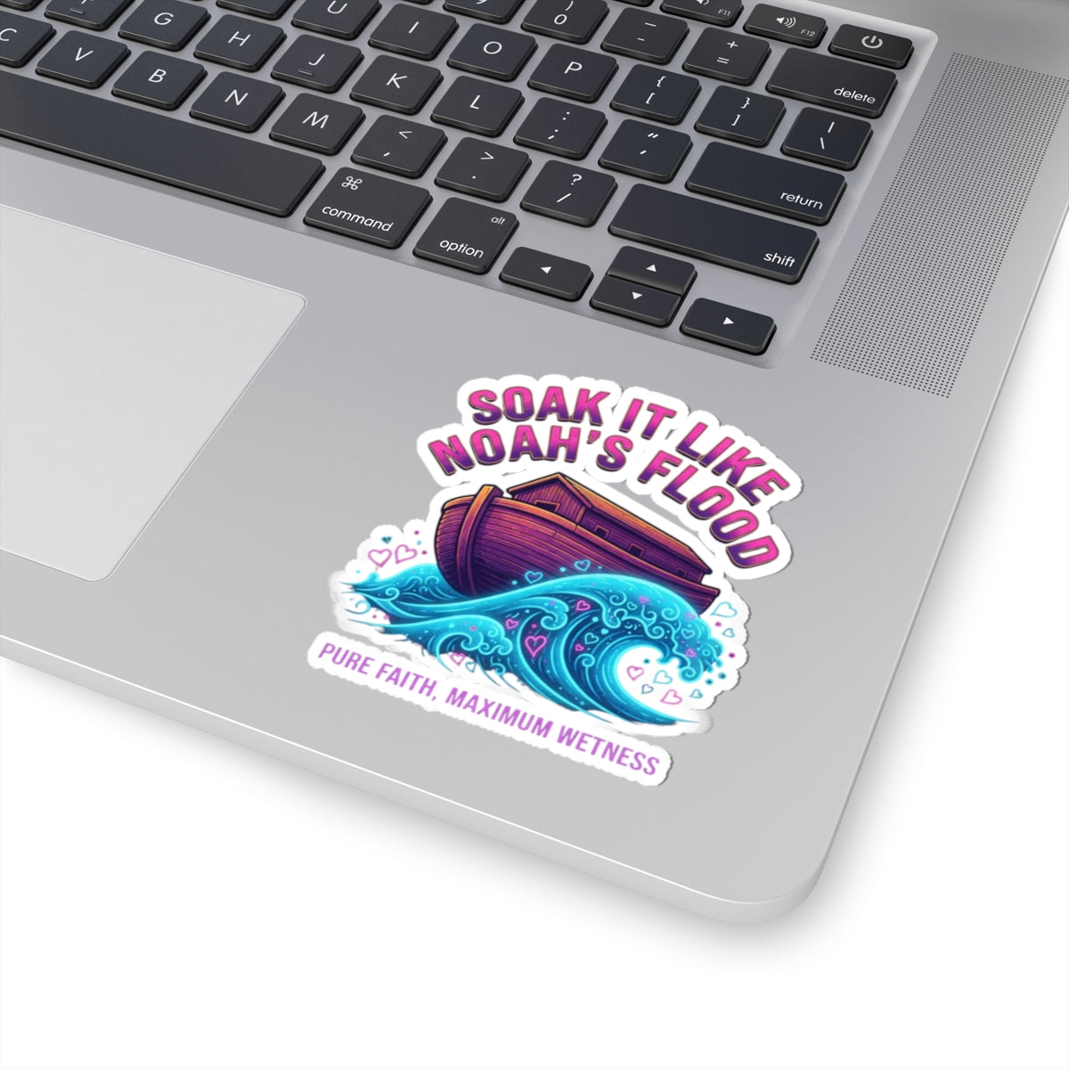 "Good Book Series Soak it Like Noah's Flood" Sticker — Main