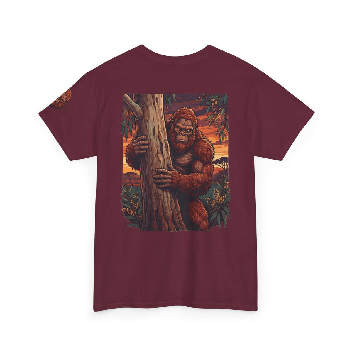 Color: Maroon | Yowie (Australian Folklore) Premium Graphic Tee