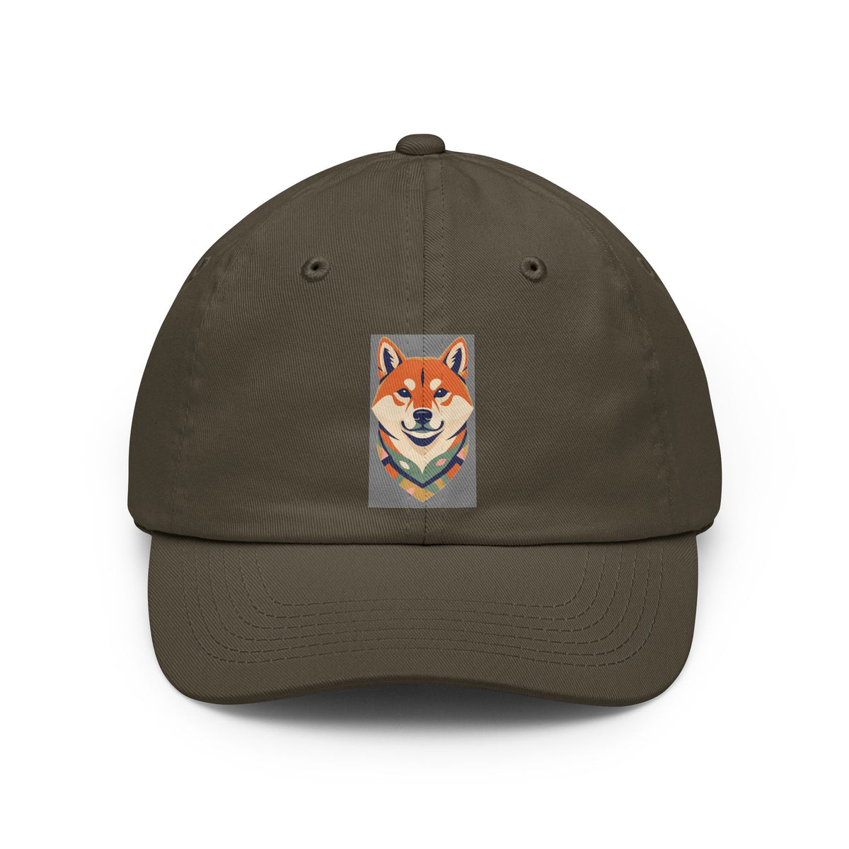 Color: Olive | Shiba Squad Dad Hat — Graphic
