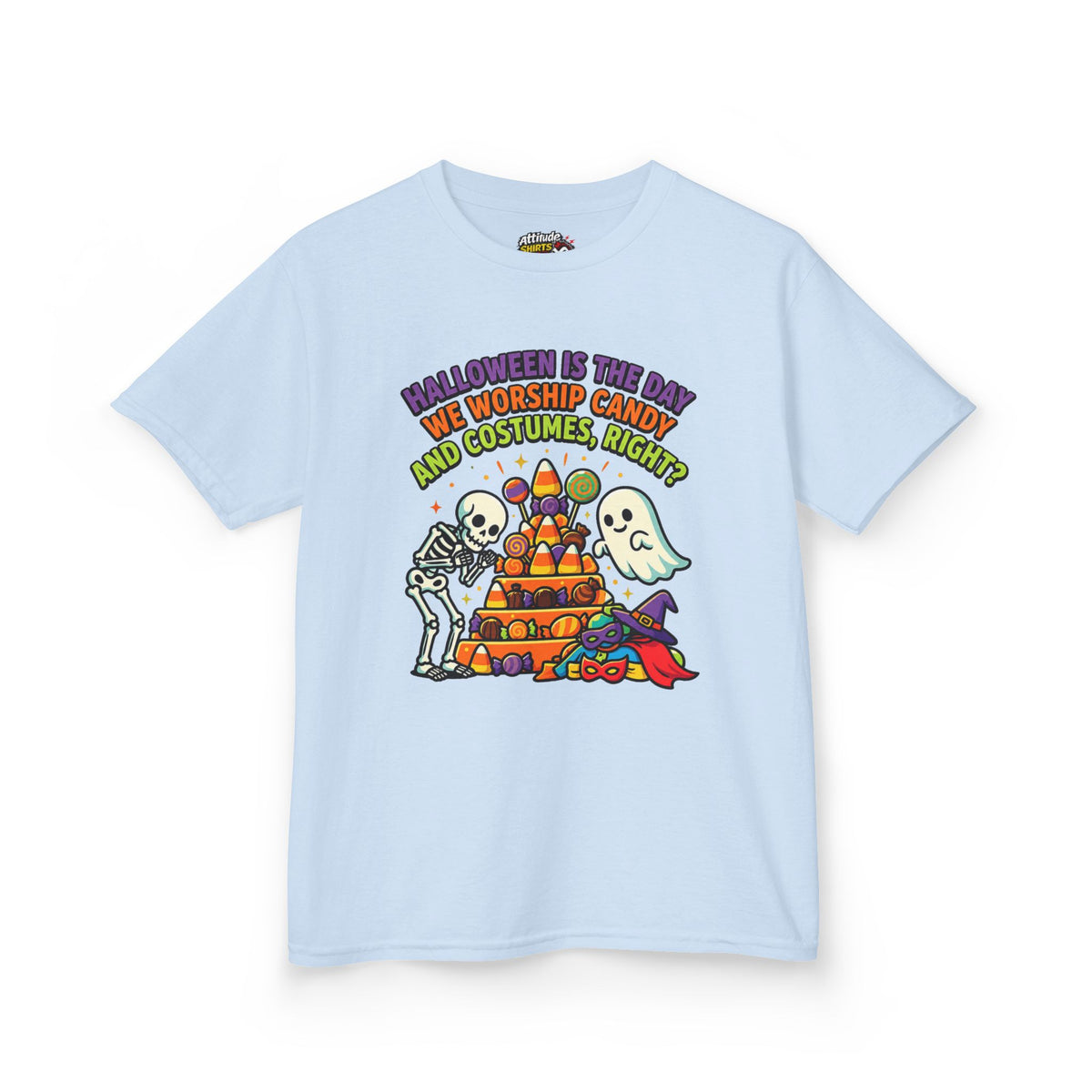 Color: Light Blue | Worship Candy Kids Tee