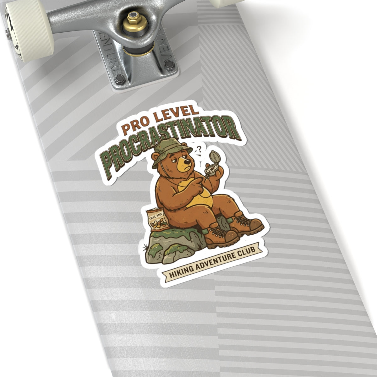 "Pro Level Procrastinator" Sticker — Main