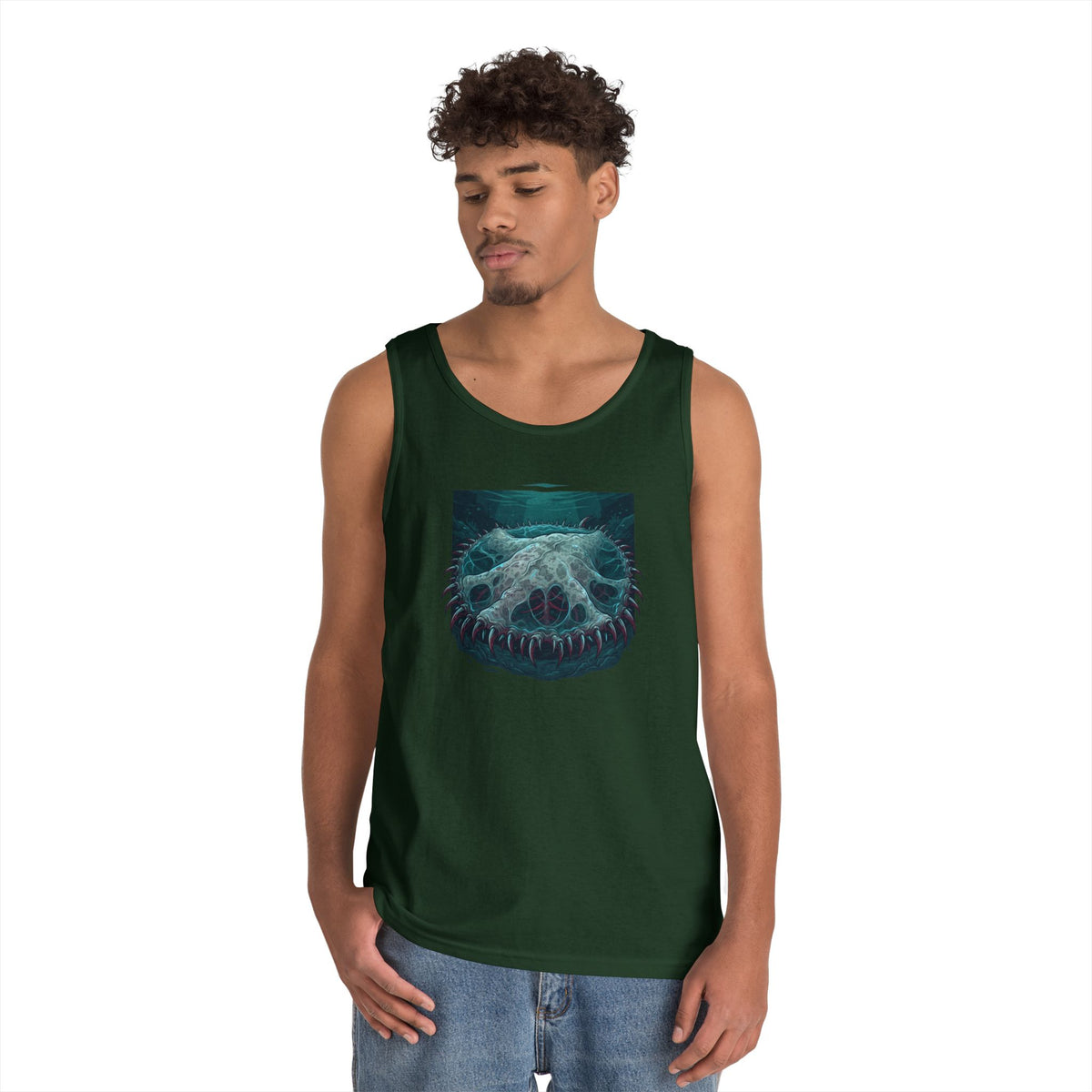 Color: Forest Green | El Cuero-The Hide (South American Folklore) Tank Top