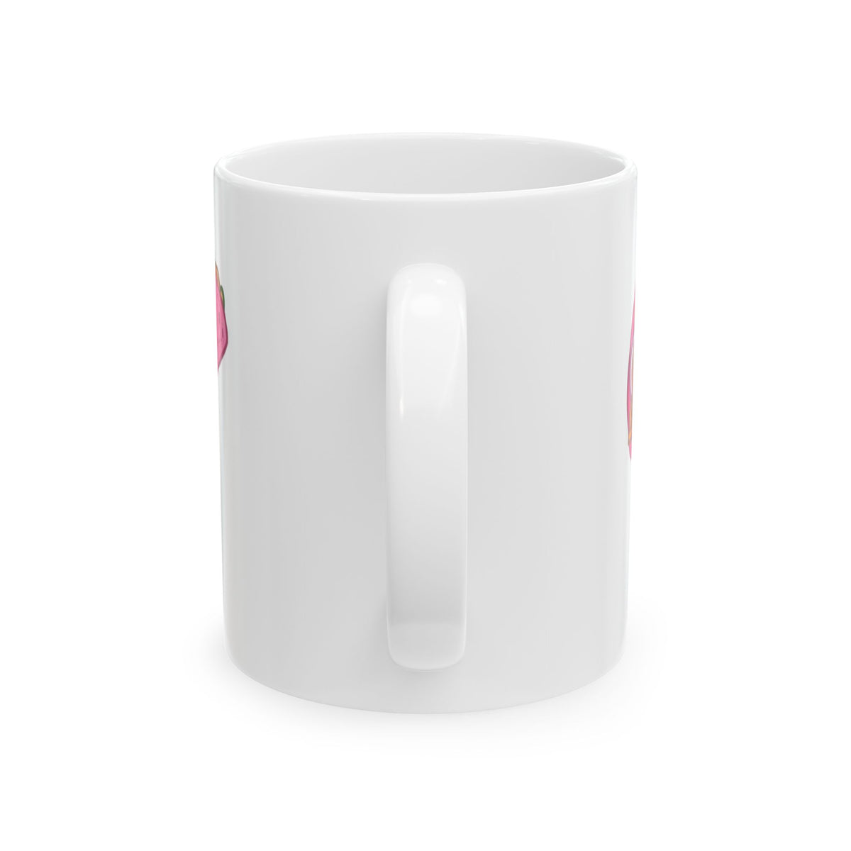 "I Love Pink Tacos" White Ceramic Mug — Graphic