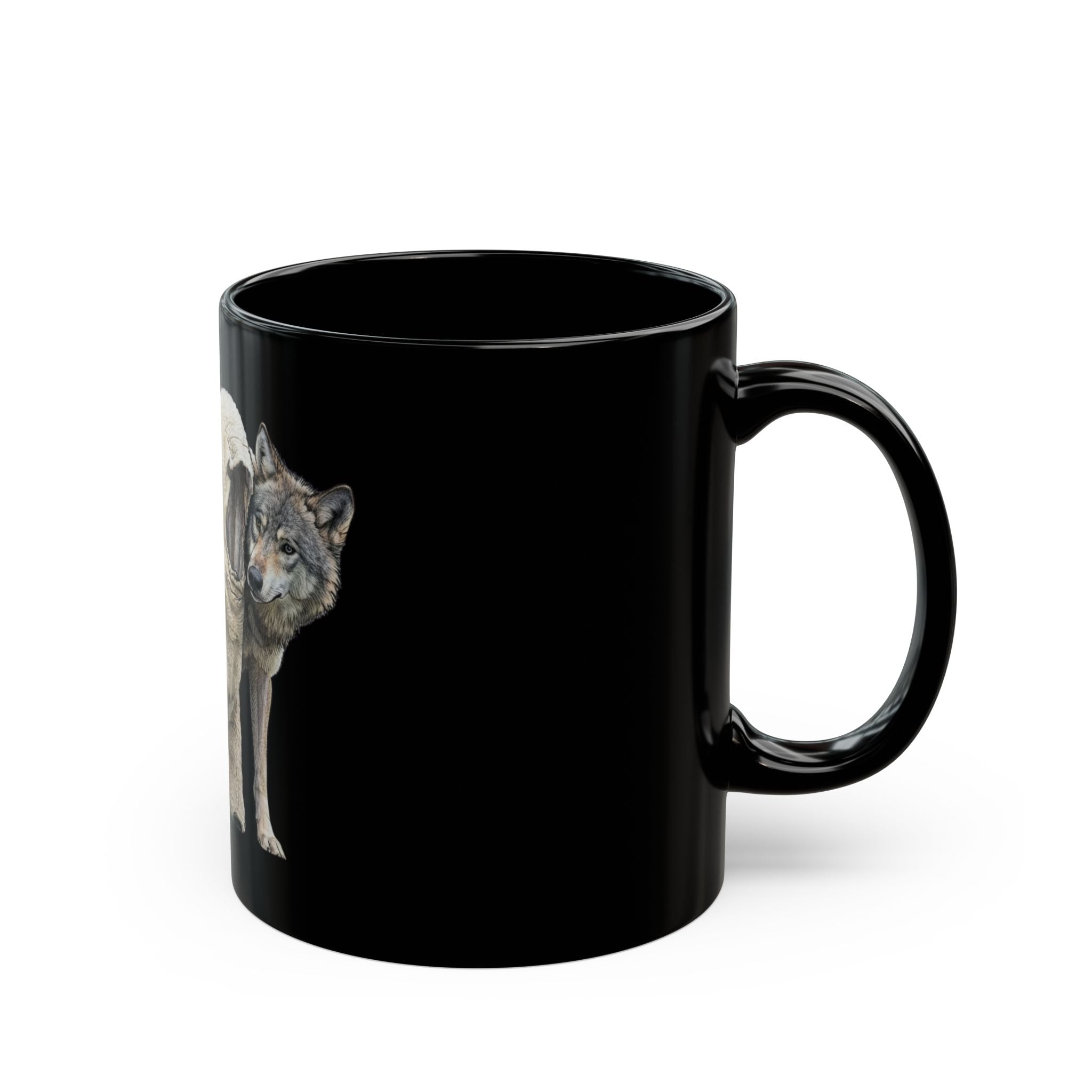 "Civilization Tolerated Religion" Black Ceramic Mug