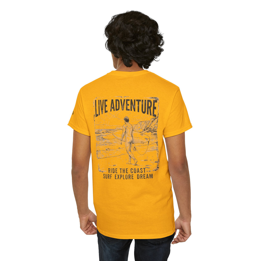 "Live Adventure - Surf" Premium Graphic Tee