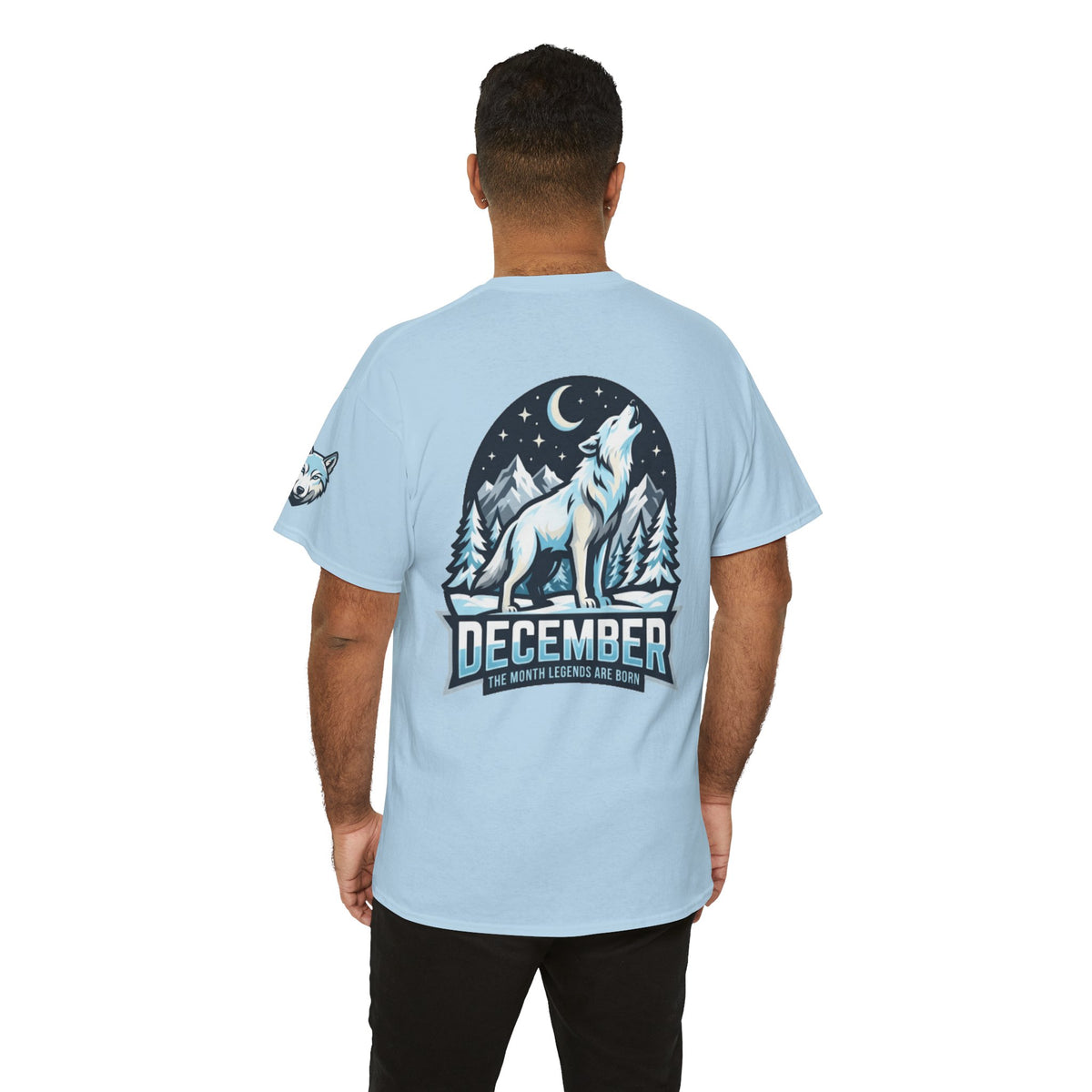 Color: Light Blue | December Legend Premium Graphic Tee