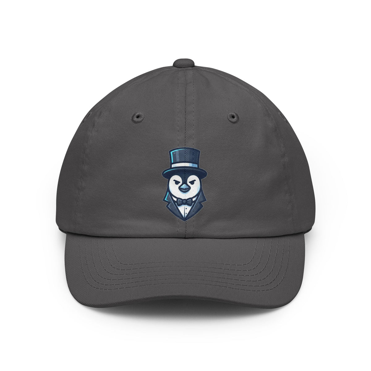 Color: Charcoal | Penguin Credible Dad Hat — Graphic