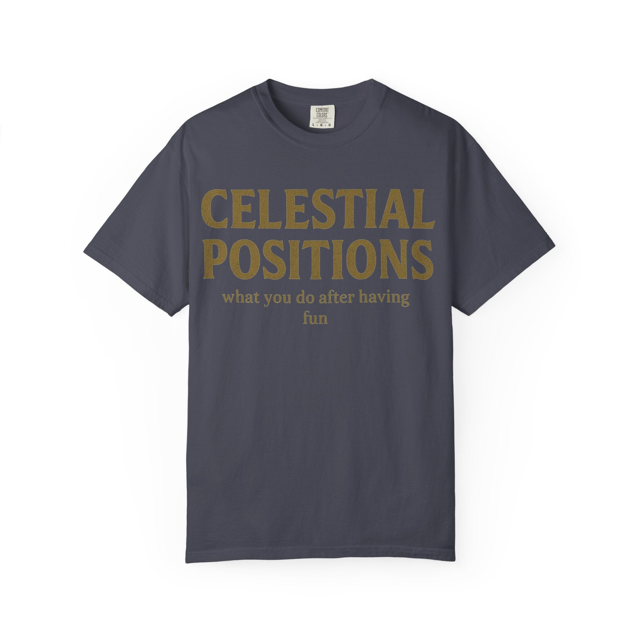 "Celestial Positions" Unisex Garment-Dyed T-shirt