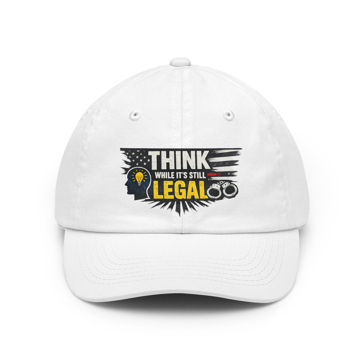 Color: White | Think Dad Hat