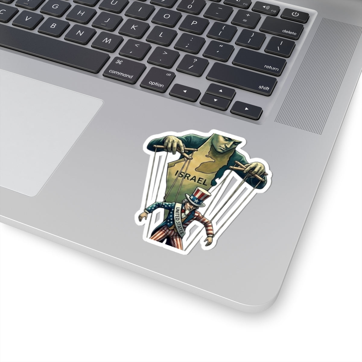 Strings Attached | Kiss-Cut Sticker — AttitudeShirts