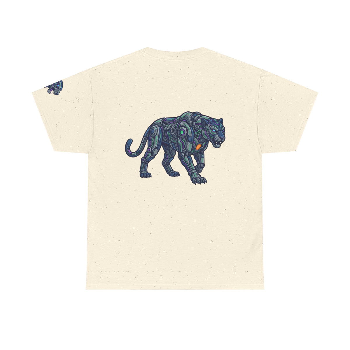 Color: Natural | Cyber Panther Premium Graphic Tee
