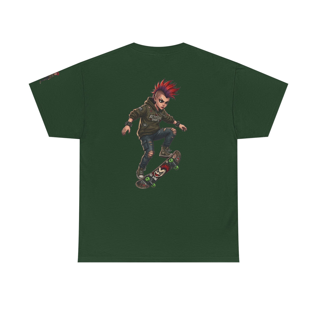 Color: Forest Green | Riot Premium Graphic Tee