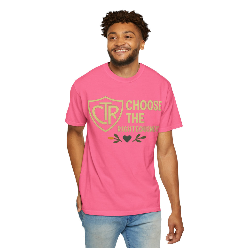 "CTR: Choose the Righteousness" Unisex Garment-Dyed T-shirt