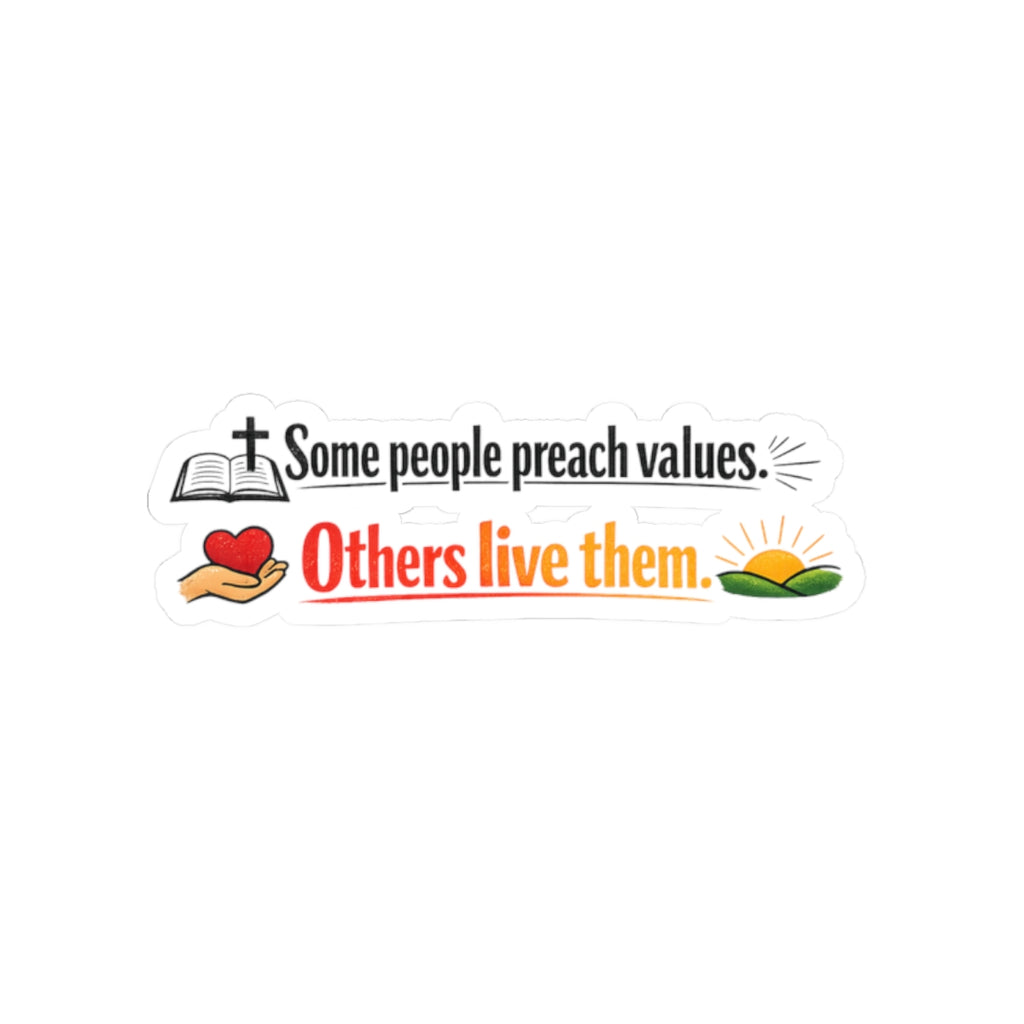Actually Live It | Kiss-Cut Sticker — AttitudeShirts