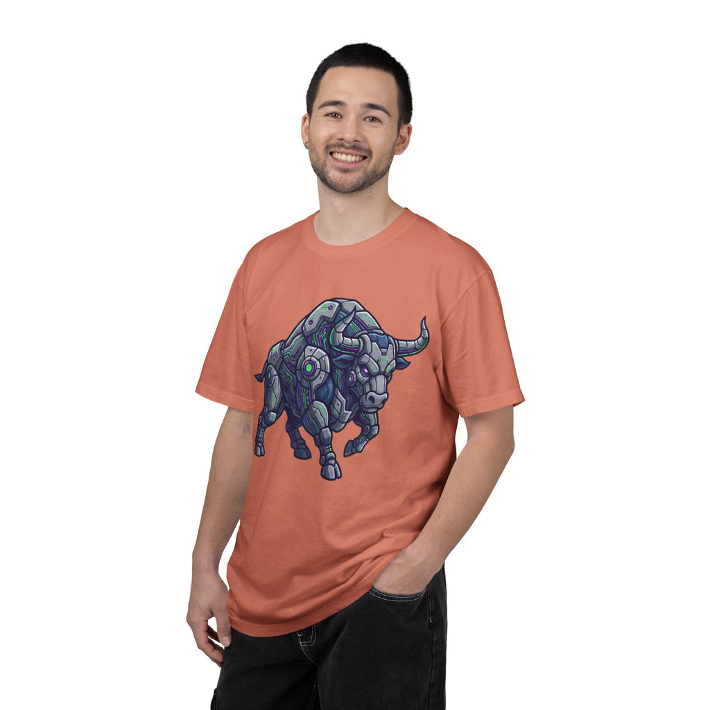 "Cyber Bull" Unisex Garment-Dyed Tee