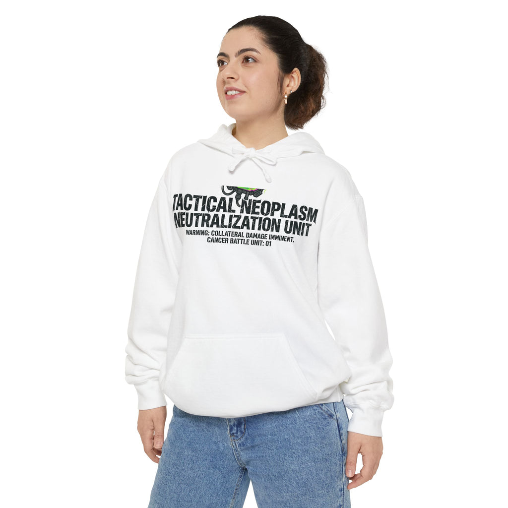 Battle Unit: Cancer Division | Garment-Dyed Hoodie — AttitudeShirts