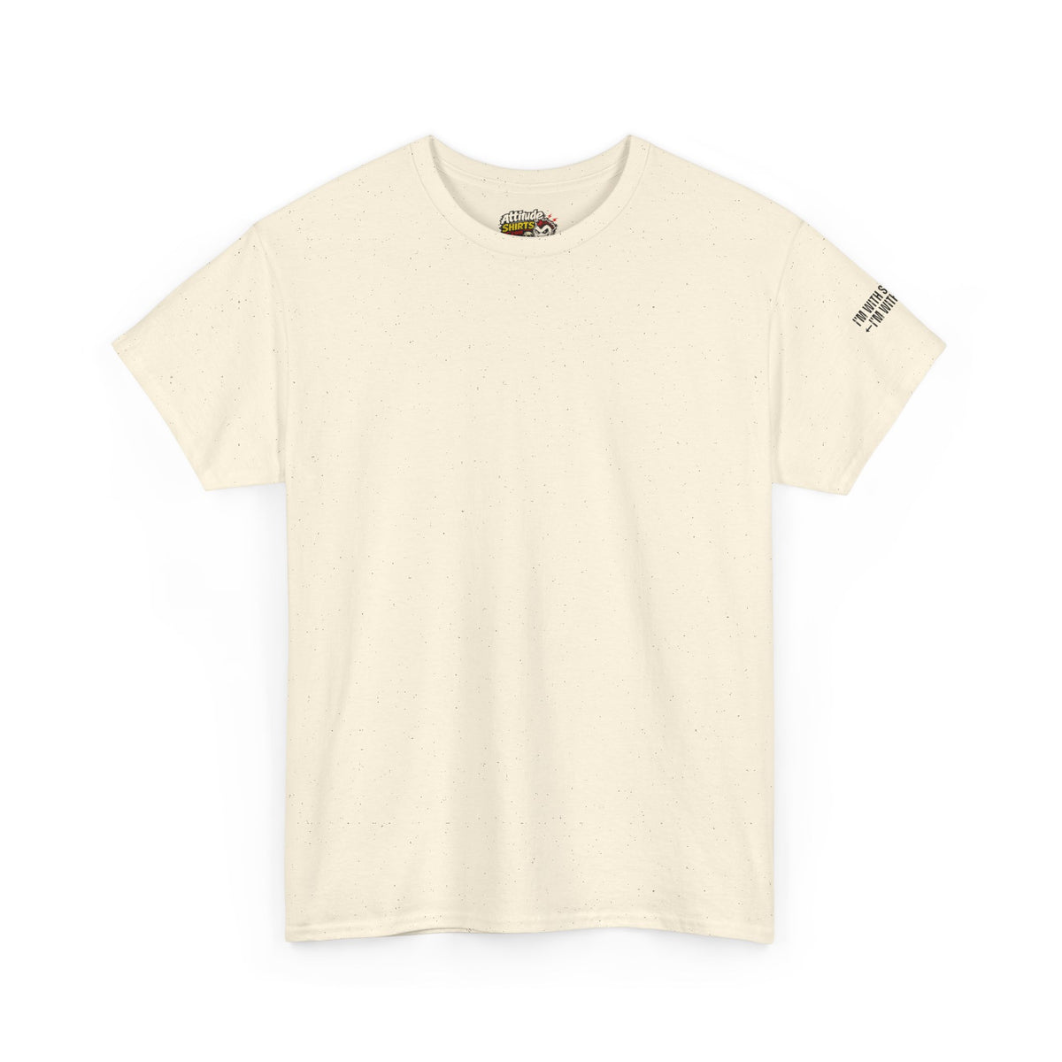 Color: Natural | I'm With Stupid Premium Graphic Tee