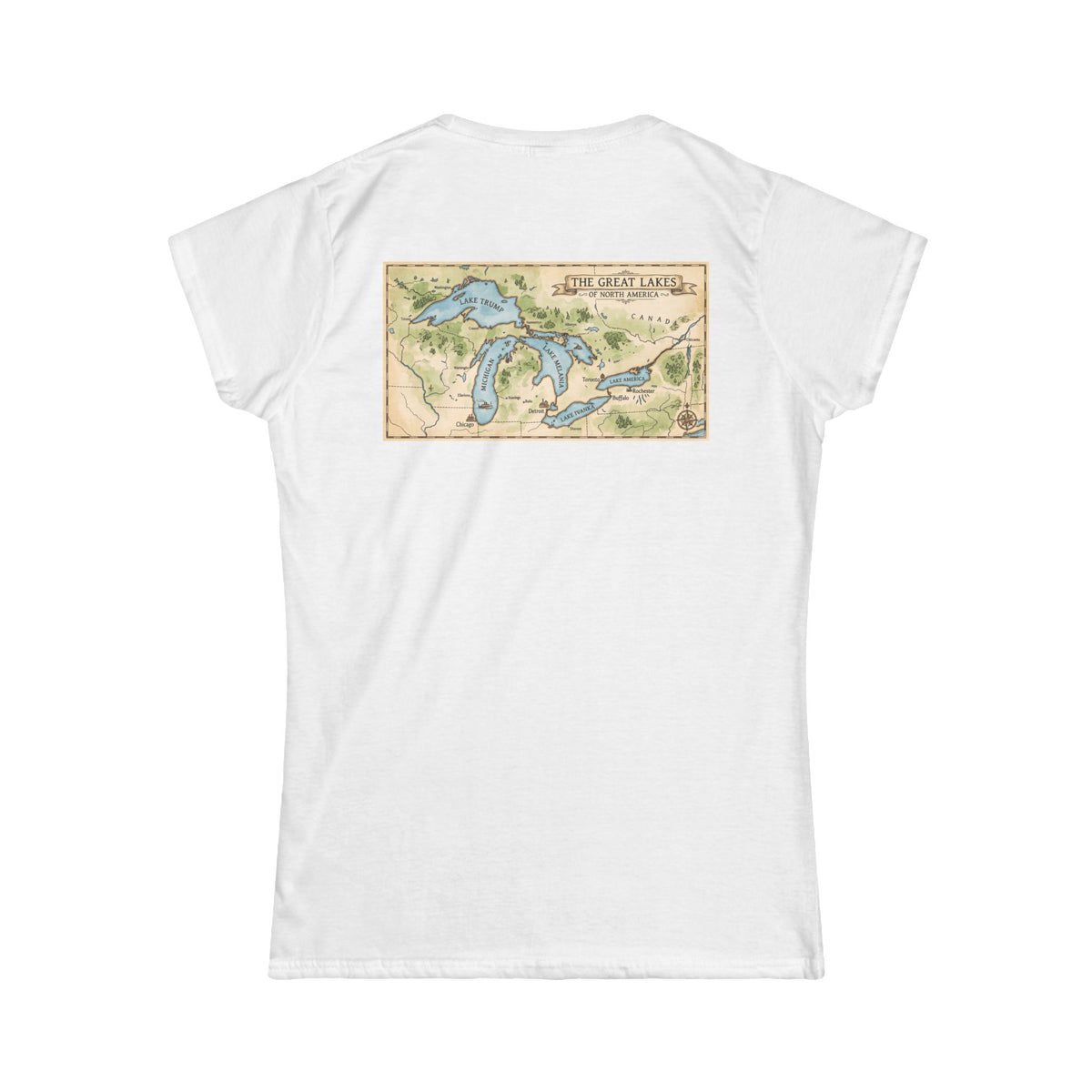 Color: White | 51st State Great Lakes Women's Tee