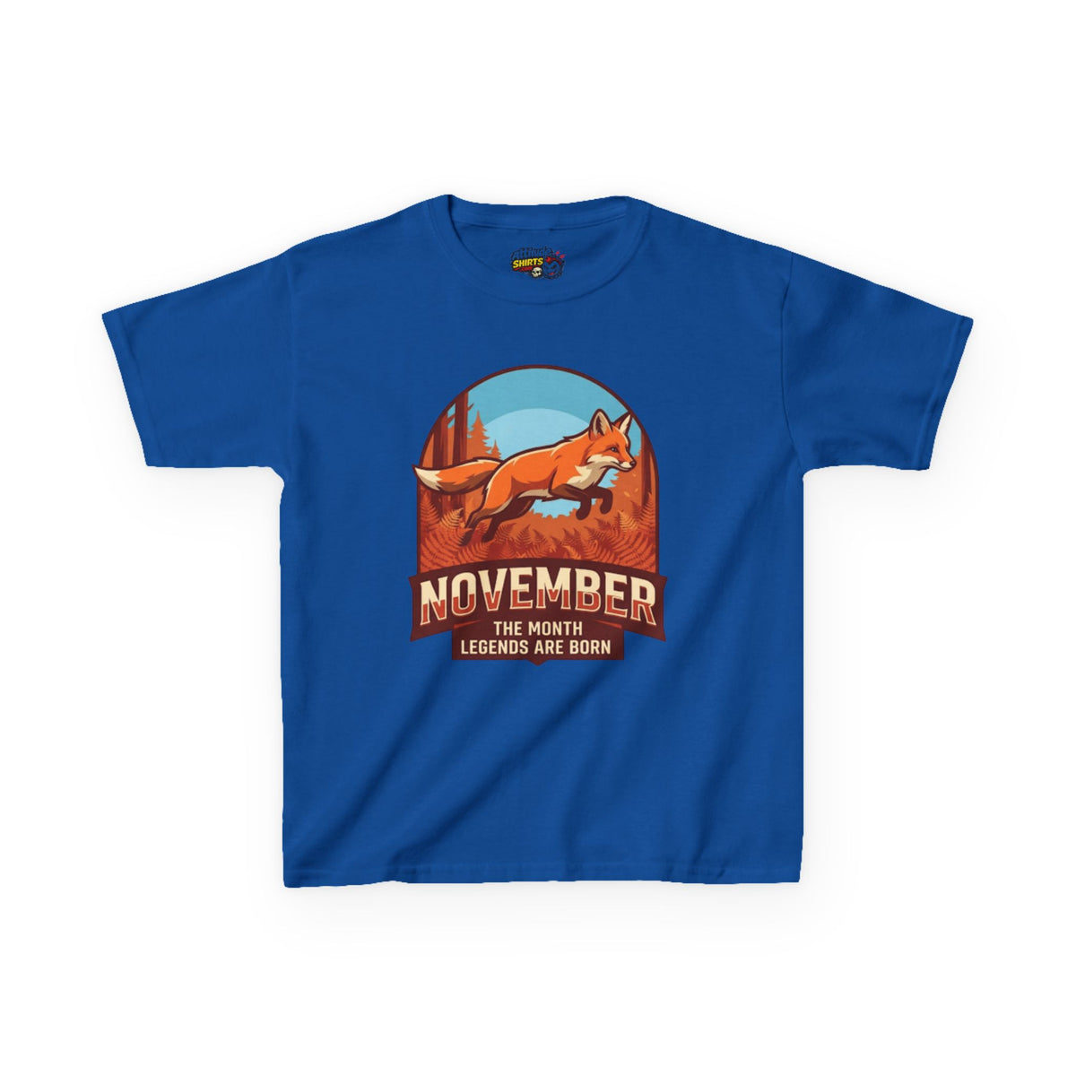 Color: Royal | November Legend Kids Tee