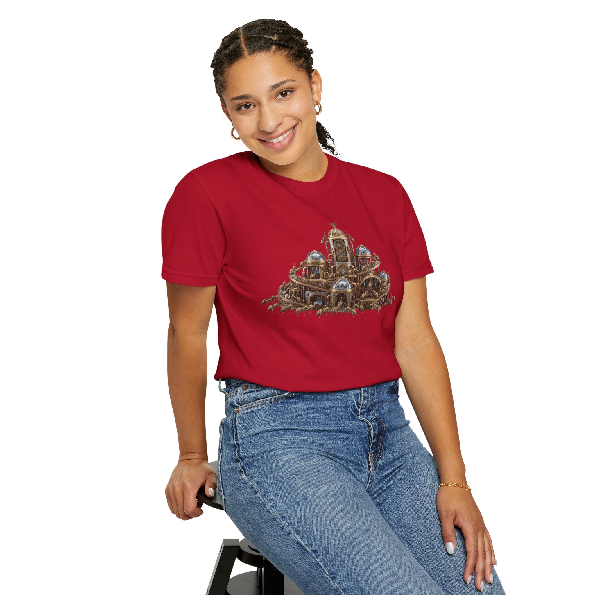 "Cyber Ants" Unisex Garment-Dyed Tee