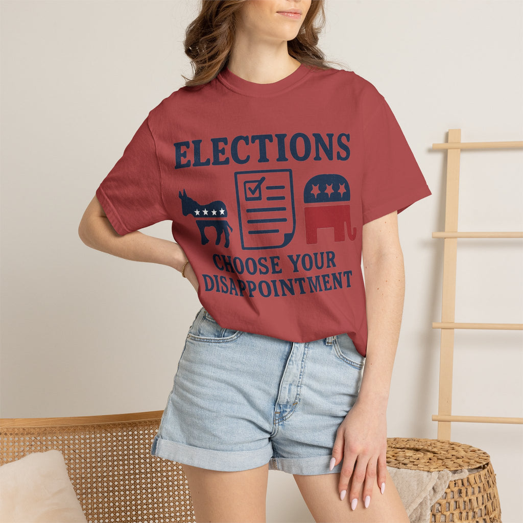 "Voting for the Best" Unisex Garment-Dyed T-shirt