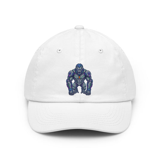 Color: White | Cyber Gorilla Dad Hat