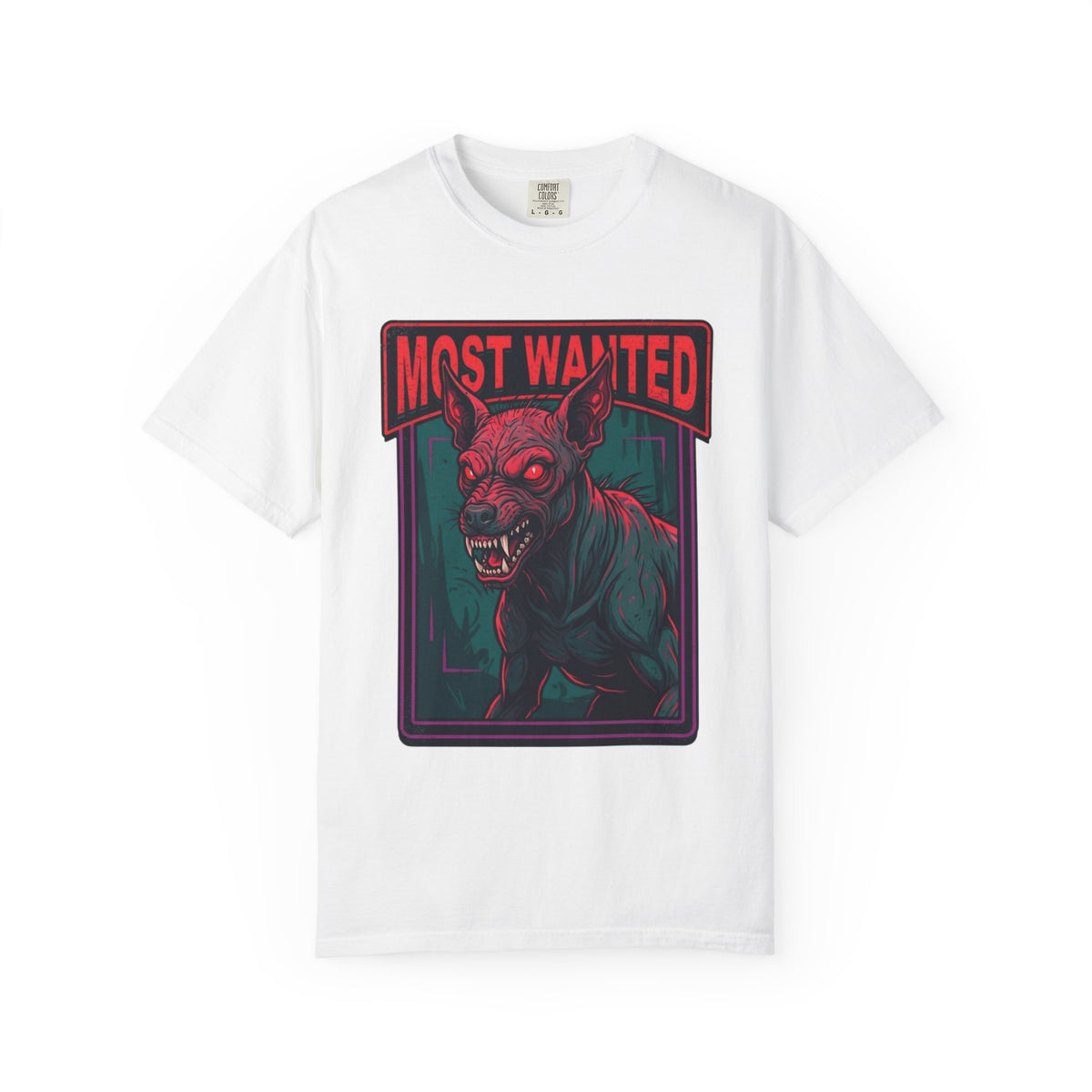 Color: White | Chupacabra (Puerto Rico-Latin America) Unisex Garment-Dyed Tee