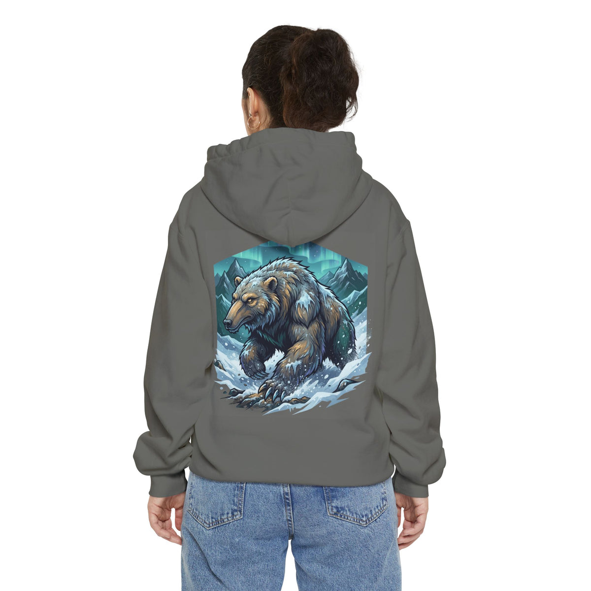 Color: Grey | Alioat (Siberian Folklore) Garment-Dyed Hoodie
