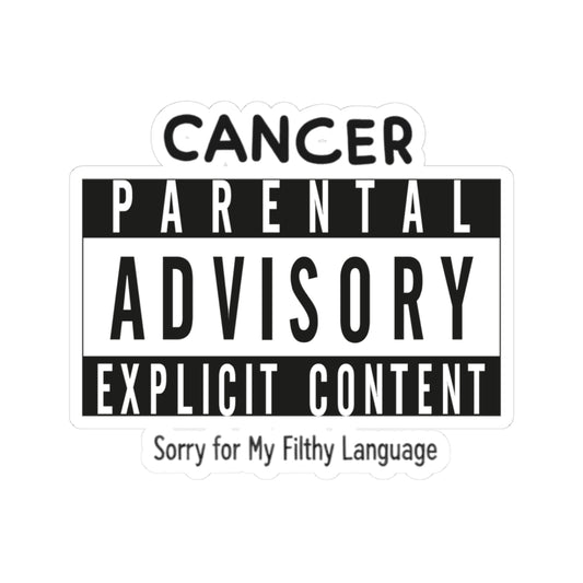 "Sorry For My Filthy Language" Sticker — Main