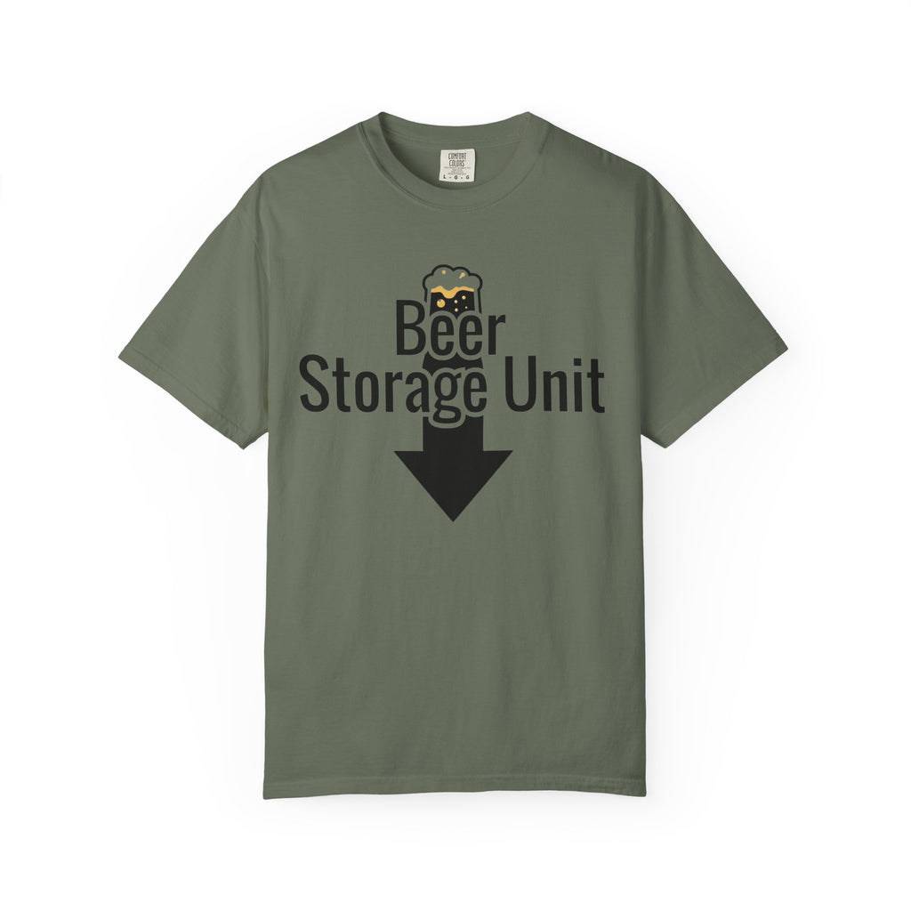 "Beer Storage Unit 2" Unisex Garment-Dyed T-shirt