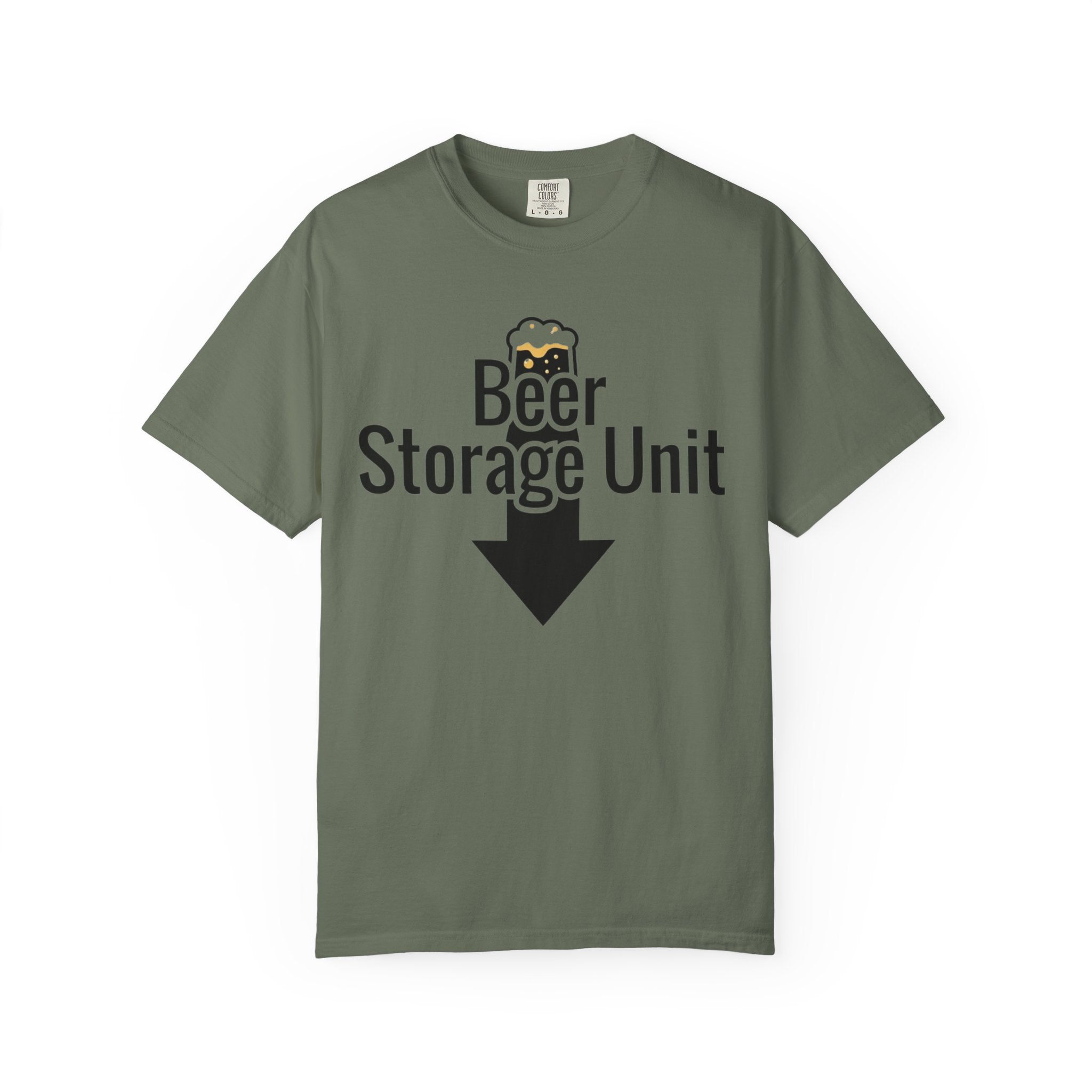 "Beer Storage Unit 2" Unisex Garment-Dyed T-shirt