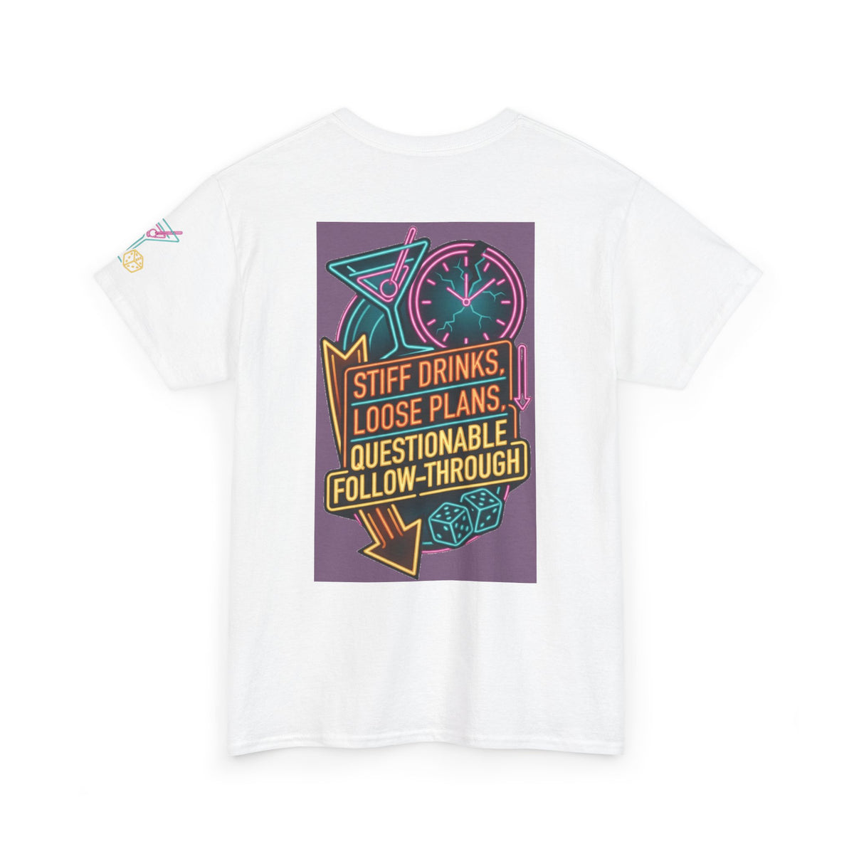 "Stiff Drinks Loose Plans" Premium Graphic Tee