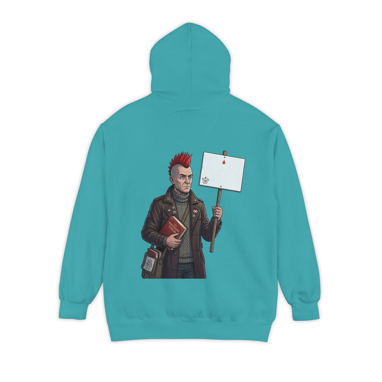 "Quiet" Garment-Dyed Hoodie