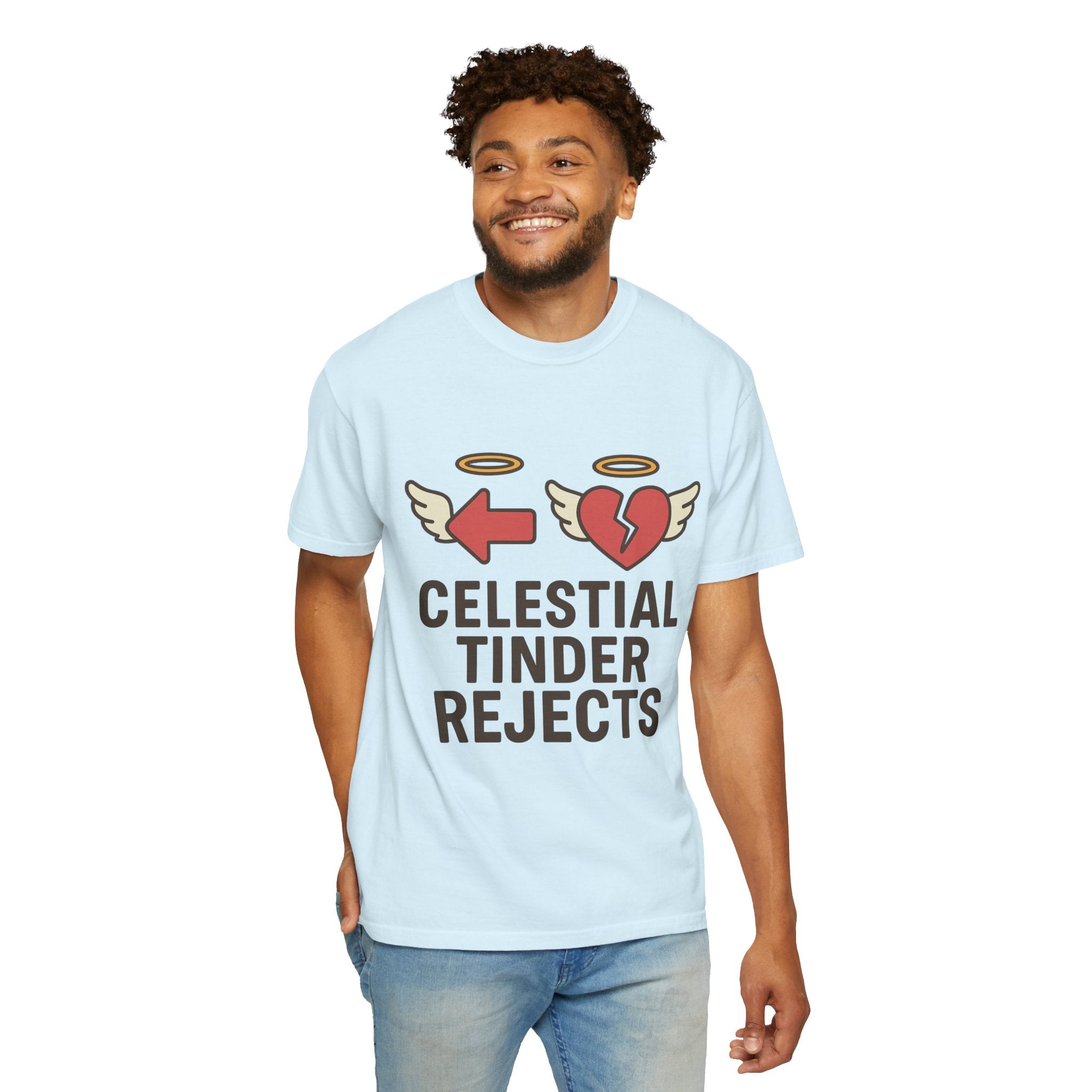 "Celestial Tinde Rejects" Unisex Garment-Dyed T-shirt