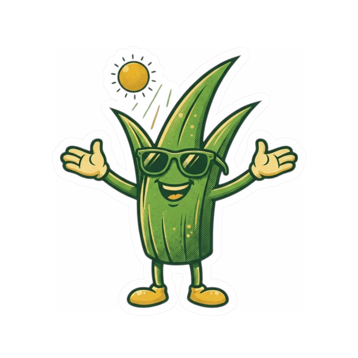 "If You're Grass You're Very Happy" Sticker