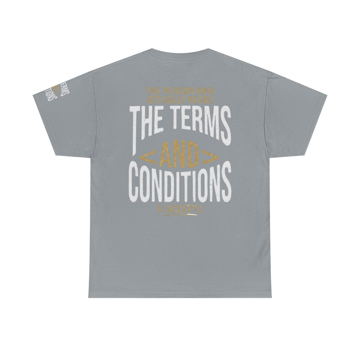 Color: Gravel | Terms and Conditions Premium Graphic Tee