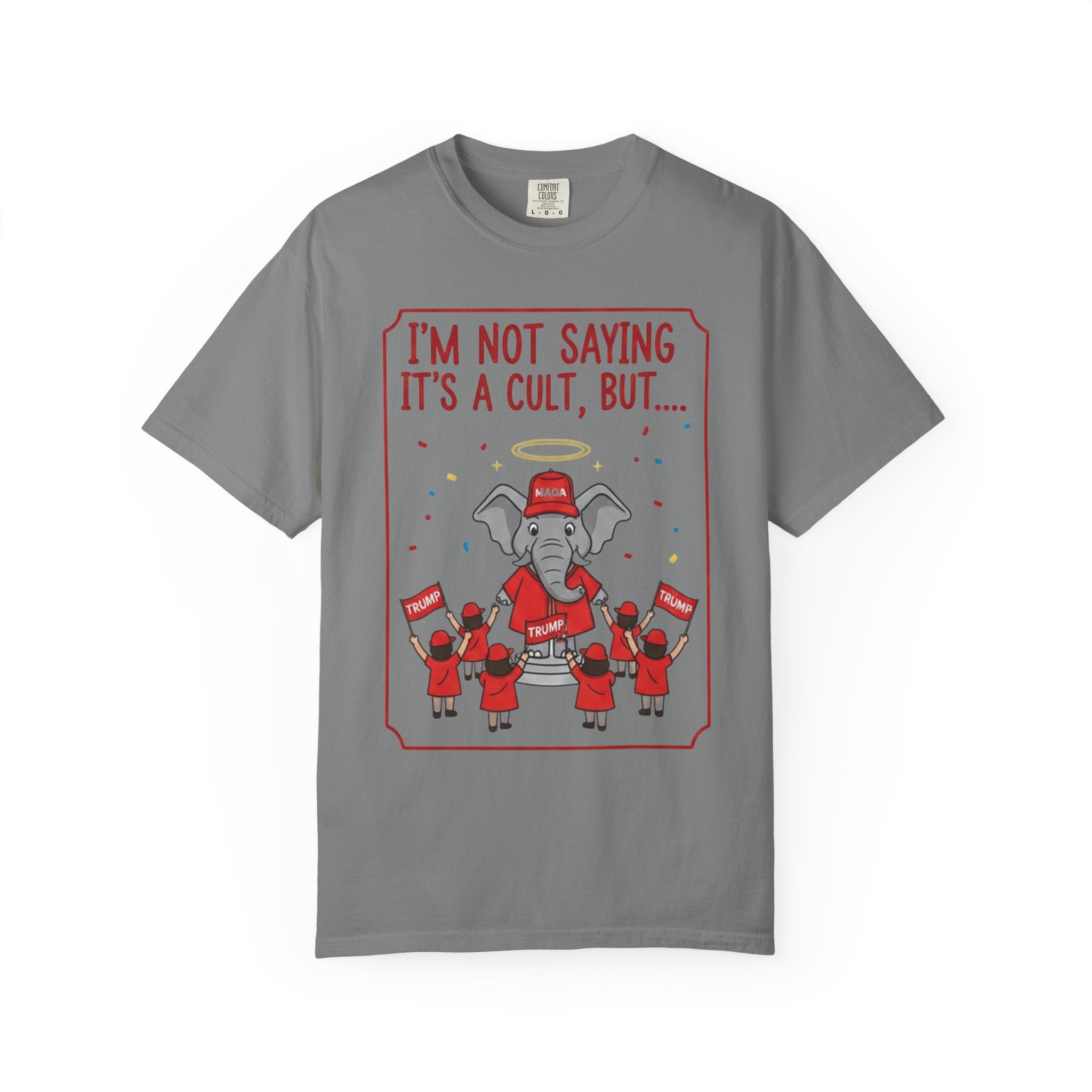 Red Hat Intervention Shirt | Garment-Dyed Tee — AttitudeShirts