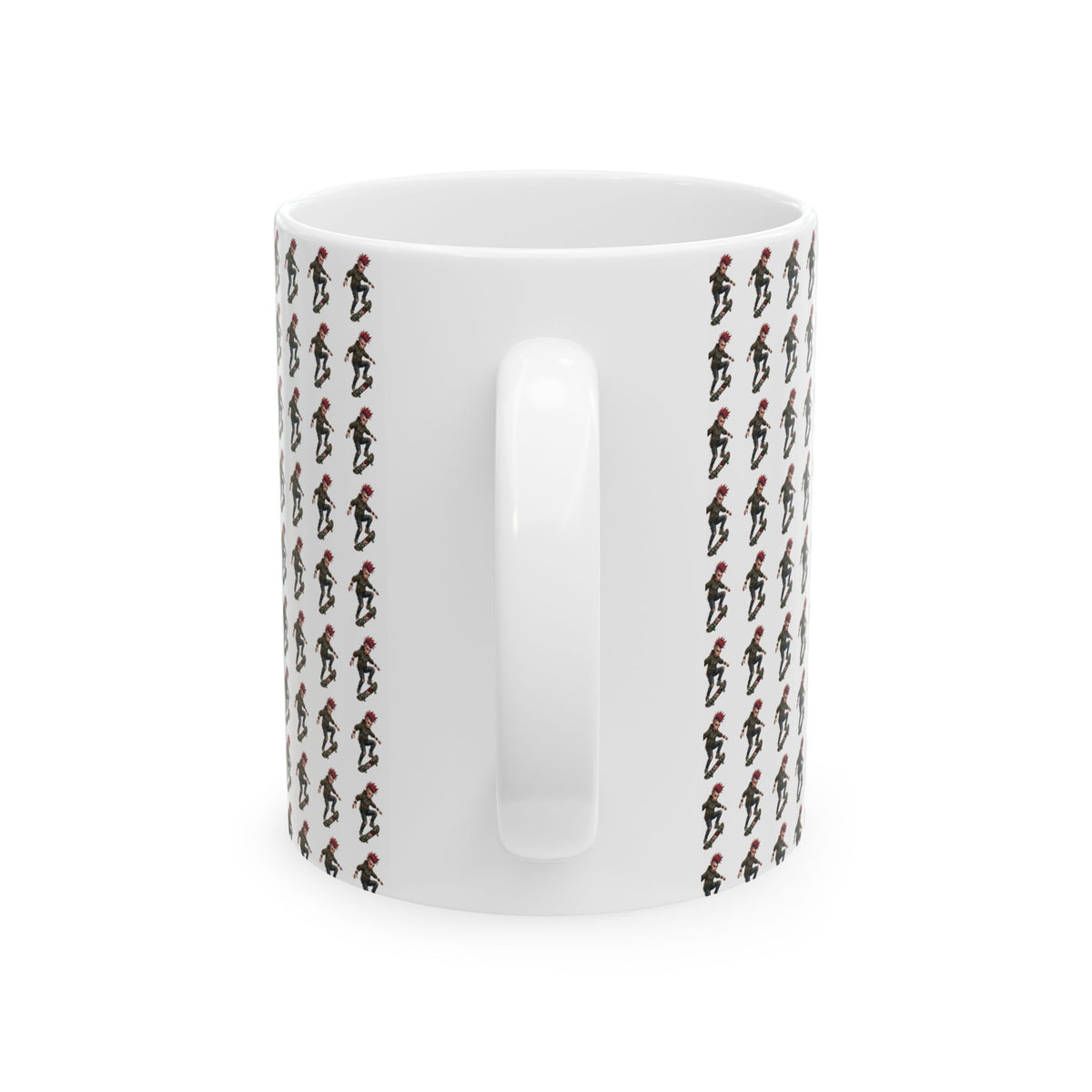 "Riot" White Ceramic Mug