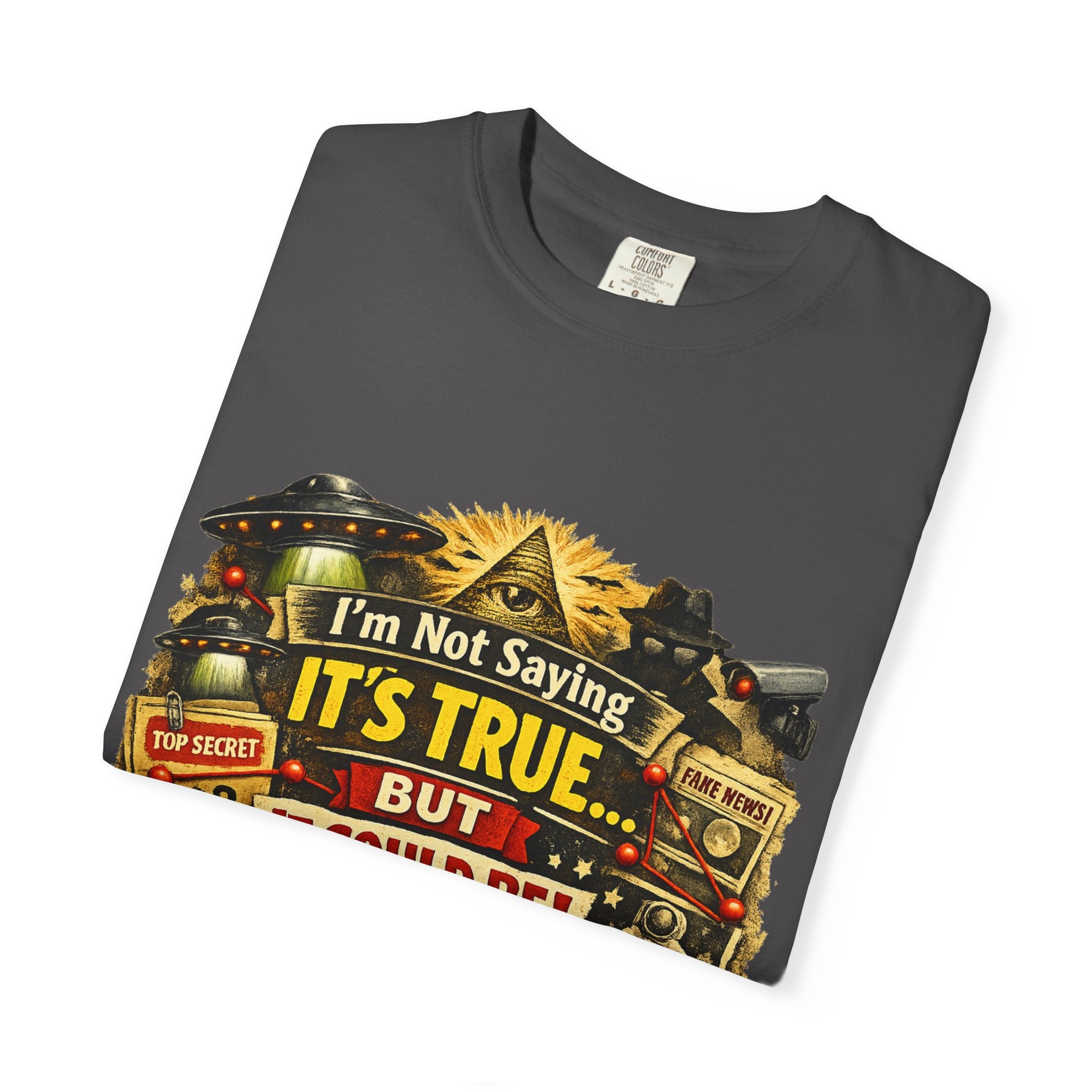 Just Sayin' Plausible Deniability Tee | Garment-Dyed Tee — AttitudeShirts