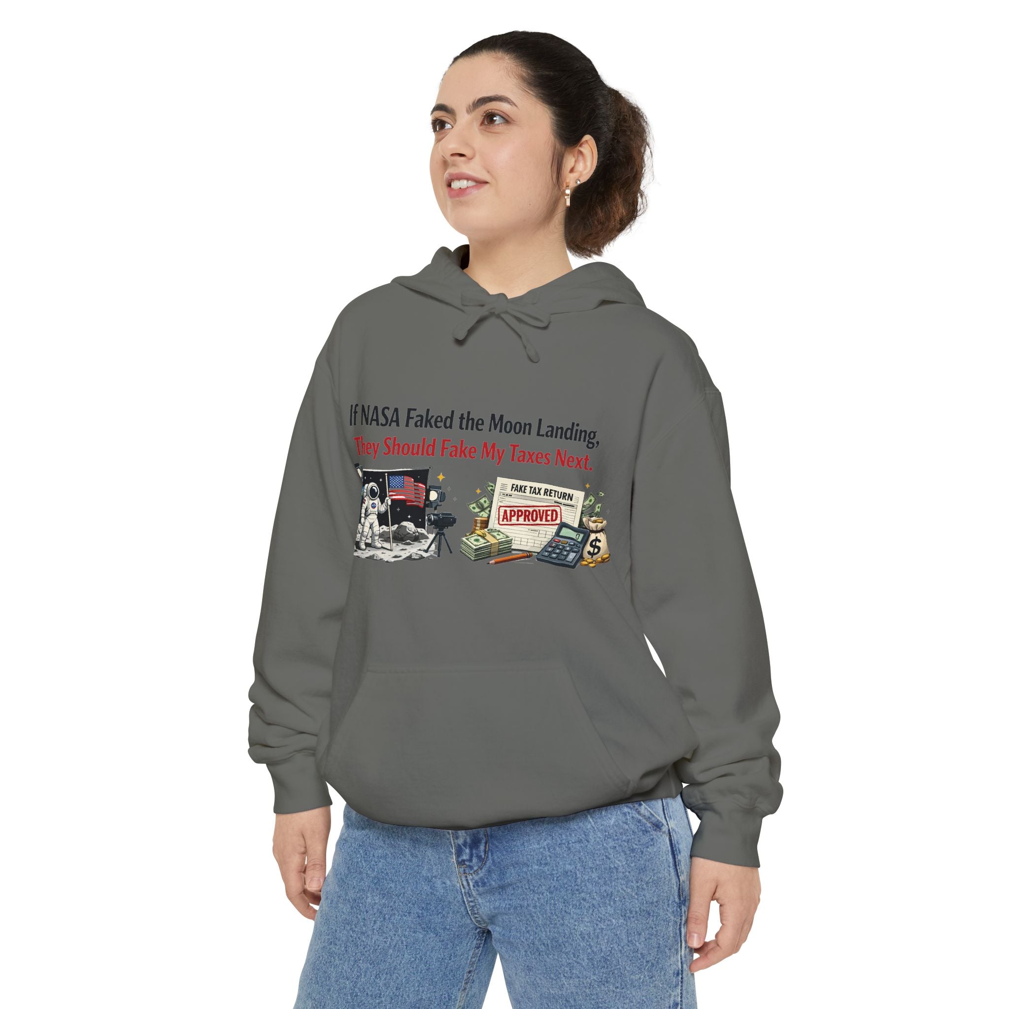 They Lied About Both | Garment-Dyed Hoodie — AttitudeShirts