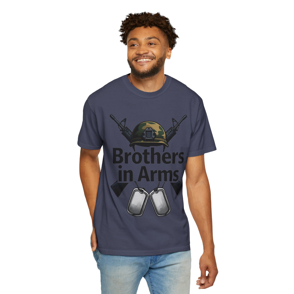 "Brothers in Arms" Unisex Garment-Dyed T-shirt