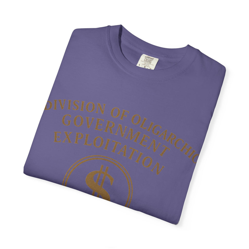 "DOGE—By the Elite, For the Elite" Unisex Garment-Dyed T-shirt