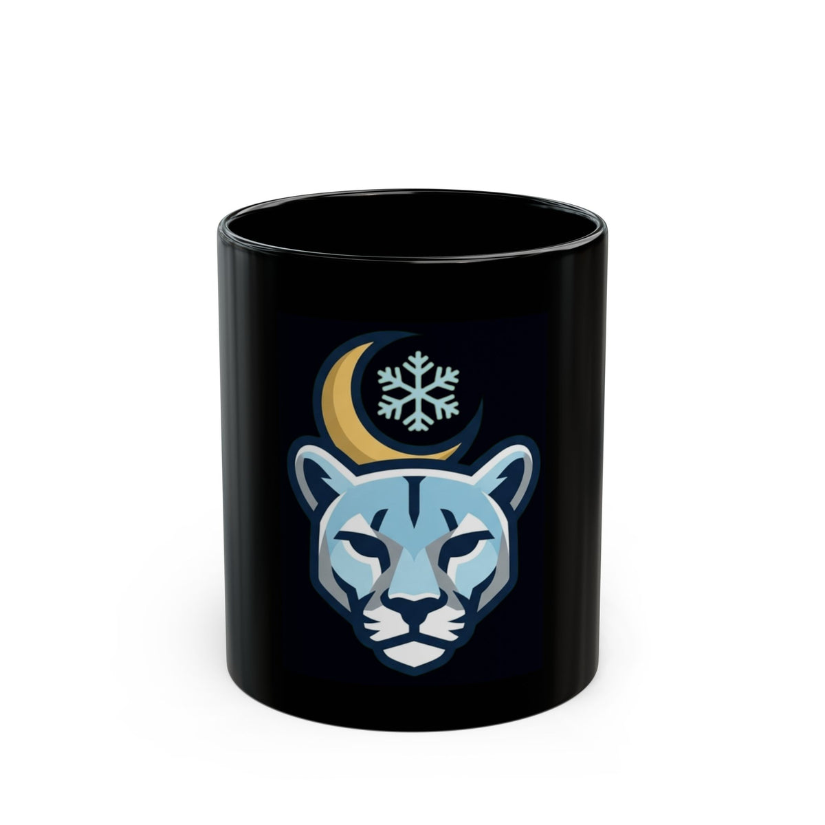 "January Legend" Black Ceramic Mug — Graphic