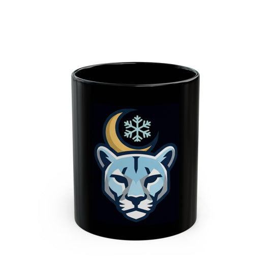 "January Legend" Black Ceramic Mug — Graphic