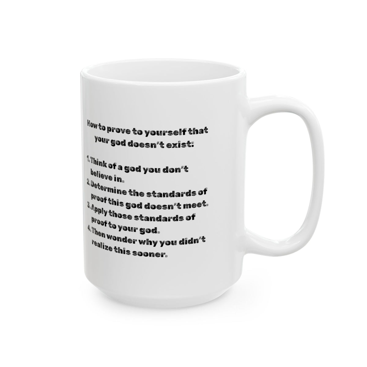 "Good proof" White Ceramic Mug