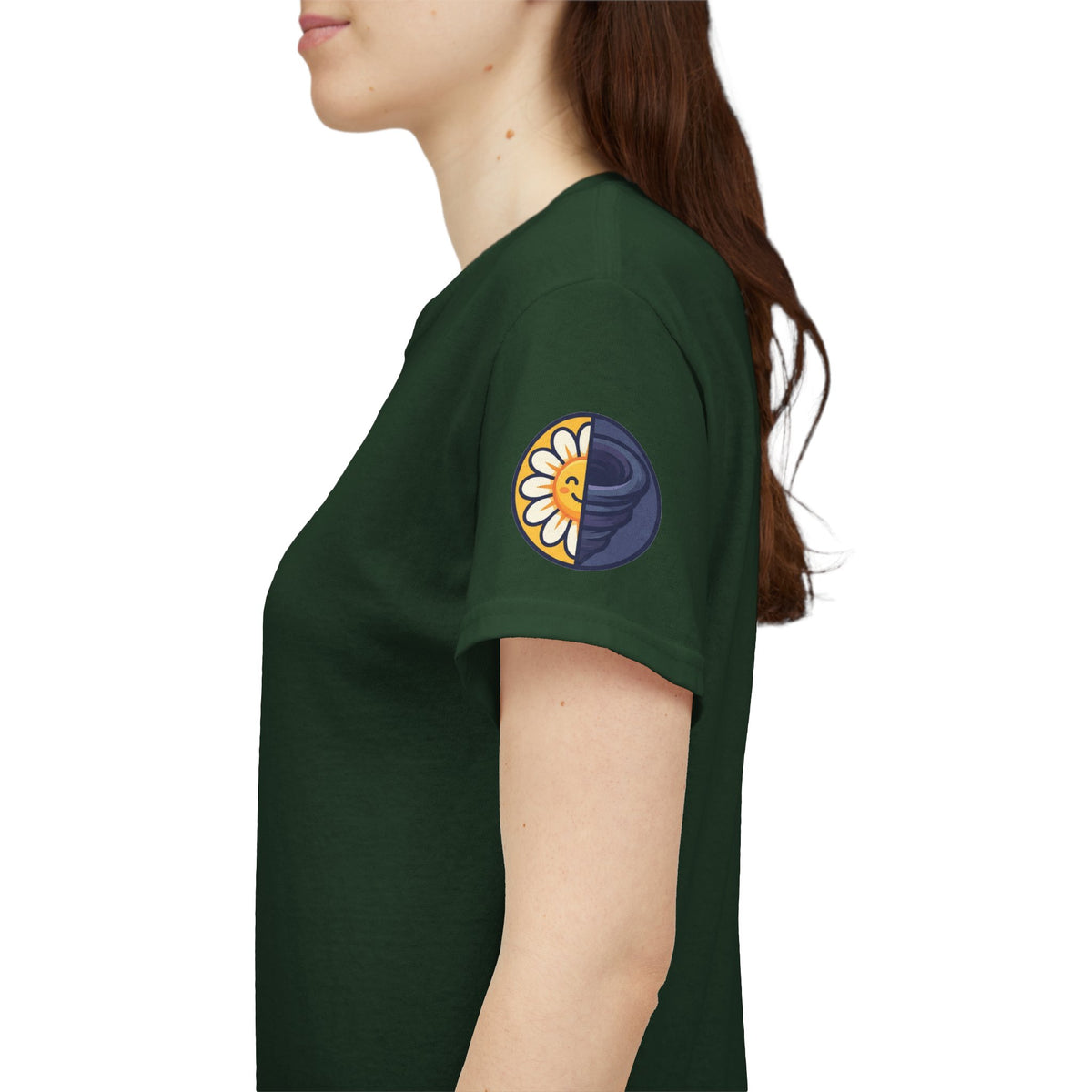 Color: Forest Green | Sunshine Mixed With A Little Hurricane Premium Graphic Tee