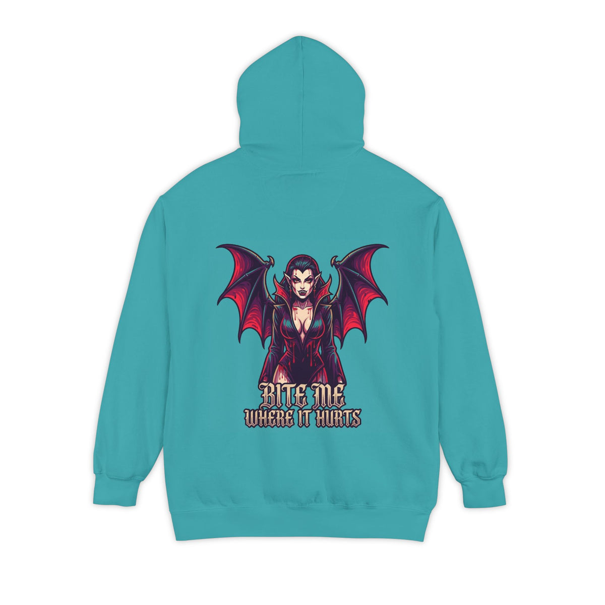 Color: Seafoam | Bite Me Where It Hurts Garment-Dyed Hoodie