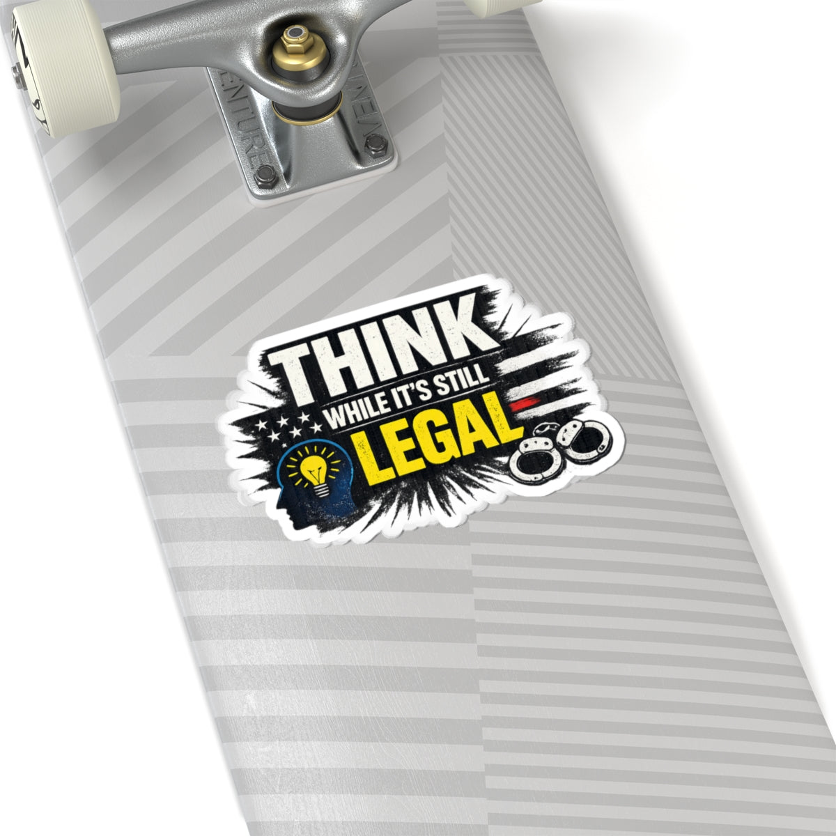 Thought Criminal | Kiss-Cut Sticker — AttitudeShirts