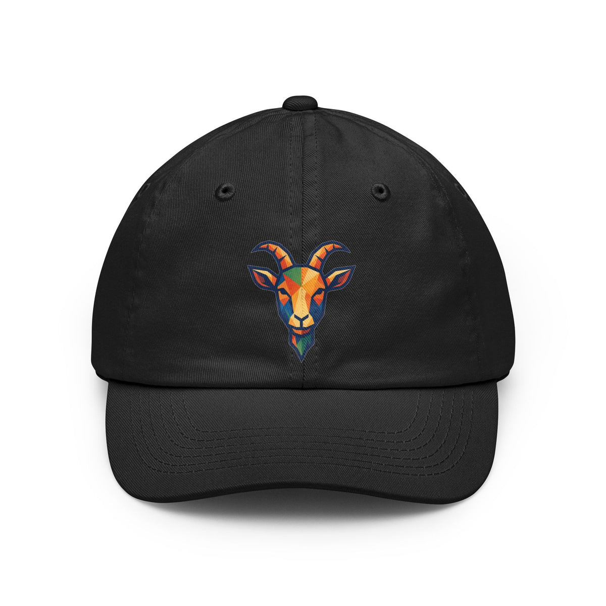 Color: Black | Goat Credible Dad Hat — Graphic