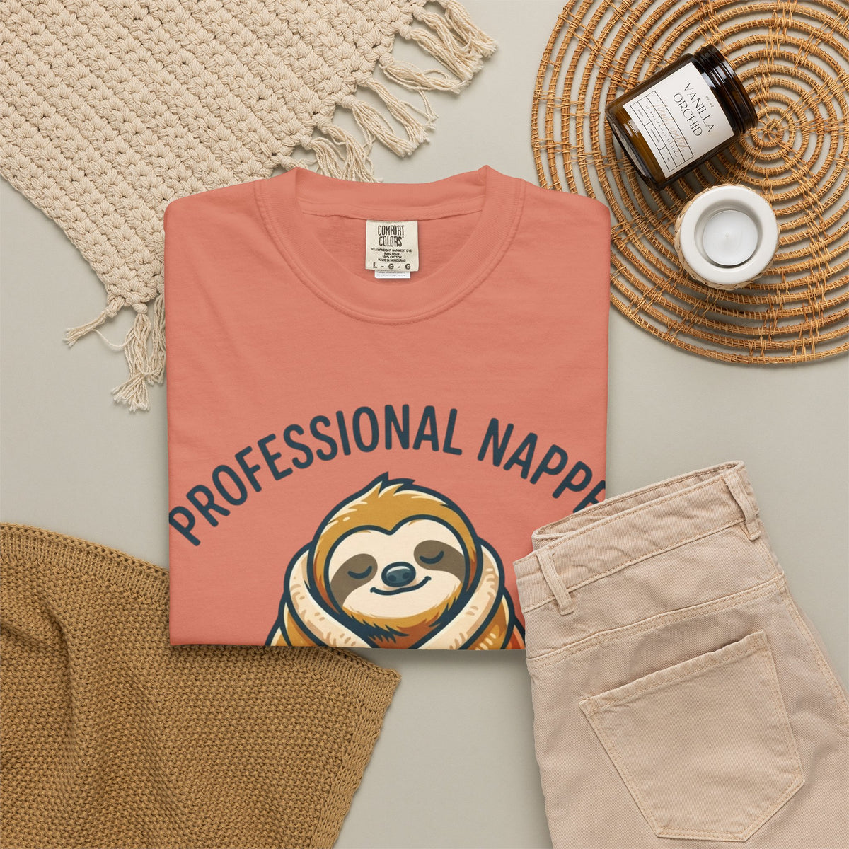 "Professional Napper" Unisex Garment-Dyed Tee